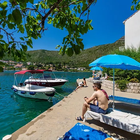 招待所 Lucija - Waterfront With Sunbeds! 扎通